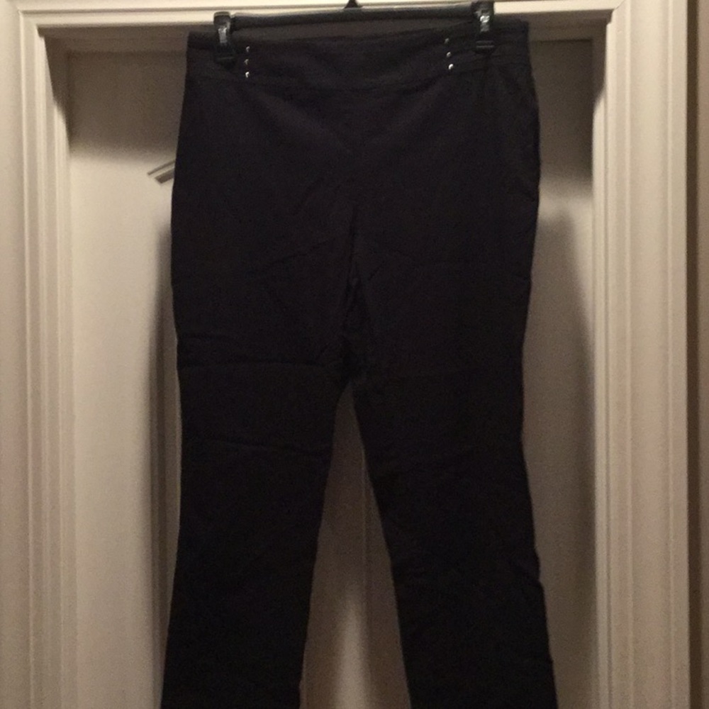 Dress pants black taupe and cream